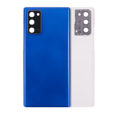 Premium Back Cover Glass With Camera Lens For Samsung Note 20 - Mystic Blue