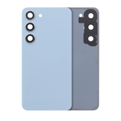 Premium Back Cover Glass With Camera Lens For Samsung S23 - Blue