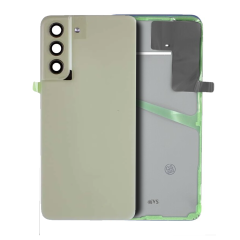 Premium Back Cover Glass With Camera Lens For Samsung S21 FE - Olive