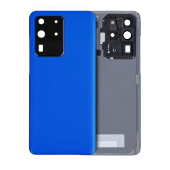Premium Back Cover Glass With Camera Lens For Samsung S20 Ultra - Sky Blue
