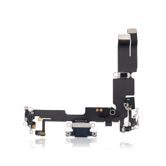 Premium Charging Port Flex Cable for IP 14 - Midnight