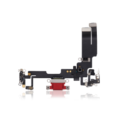 Aftermarket Plus Charging Port Flex Cable for IP 14 - Red
