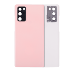 Premium Back Cover Glass With Camera Lens For Samsung Note 20 - Mystic Pink