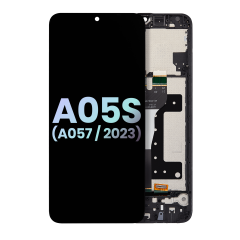 Genuine LCD Assembly with Frame for Samsung A05s (A057 / 2023) - Black