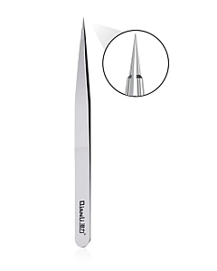 iNeeZy Handmade Non-Magnetic Stainless Tweezers (Silver - Wide) (Qianli)
