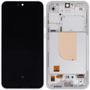 (Service Pack) OLED Assembly With Frame For Samsung Galaxy S23 FE (US & International) - Mint & Cream & Purple & Indigo & Tangerine