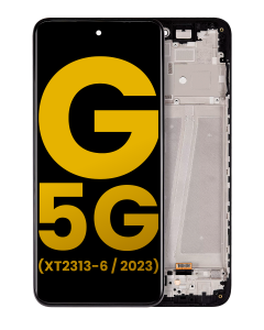 Refurbished LCD Assembly with Frame for MT G 5G (XT2313 / 2023) - All Colors