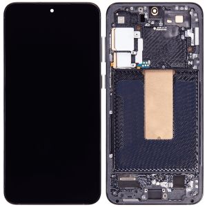 Aftermarket Pro OLED Assembly with Frame for Samsung S23 Plus (6.55") (US & International Version) (With Finger Print Sensor) - Phantom Black