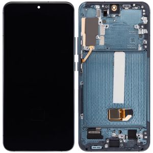 Aftermarket Pro OLED Assembly with Frame for Samsung S22 Plus (6.55") (With Finger Print Sensor) - Green