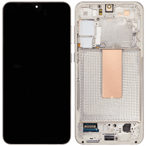 OLED Assembly With Frame For Samsung Galaxy S23 Plus 5G (US & International) (Refurbished) (Cream)