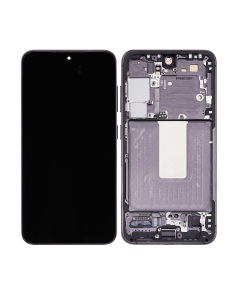 OLED Assembly With Frame For Samsung Galaxy S23 5G (US & International) (Refurbished) (Phantom Black)