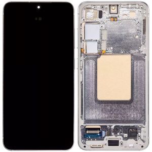 OLED Assembly With Frame For Samsung Galaxy S24 5G (US & International Version) (Refurbished) (Marble Grey)