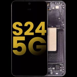 Refurbished Samsung  Oled Screen For S24 With Frame - Black Onyx