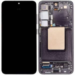 (AM Ultra) OLED Assembly with Frame For Samsung S24 (120Hz) (US & International) - Onyx Black