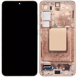OLED Assembly With Frame For Samsung Galaxy S24 5G (US & International Version) (Refurbished) (Sandstone Orange)