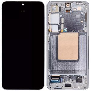 OLED Assembly With Frame For Samsung Galaxy S24 5G (US & International Version) (Refurbished) (Sapphire Blue)