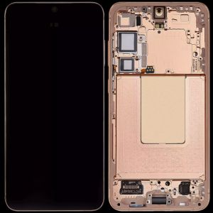 Refurbished OLED Assembly with Frame for Samsung S24 Plus - Sandstone Orange