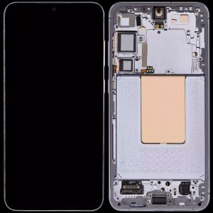 Refurbished OLED Assembly with Frame for Samsung S24 Plus - Sapphire Blue