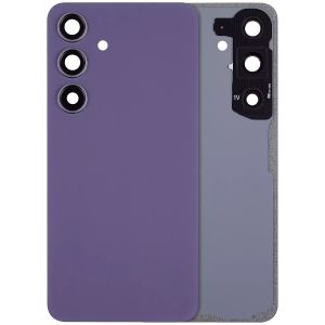 Premium Back Cover Glass With Camera Lens For Samsung S24- Purple
