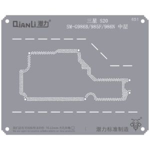 Bumblebee Stencil (QS651) For SX S20 SM-G986B/G985F/986N Middle Frame (Qianli)