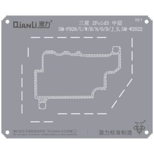 Bumblebee Stencil (QS661) For SX Z Fold 3 (SM-F926/U/W/B/N/O/D/J_S,SM-W2022) Middle Frame (Qianli)