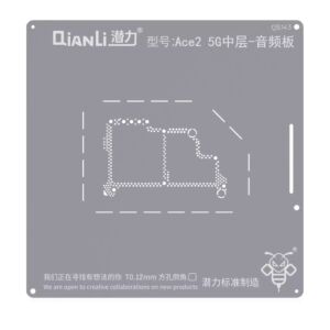 Bumblebee Stencil (QS143) For OPPO ACE 2 5G Middle Layered-Audio Board (Qianli)