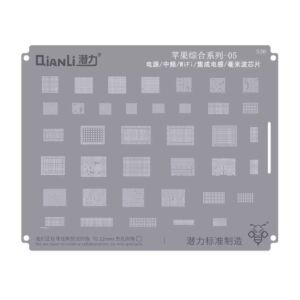 Bumblebee Stencil (QS536) Apple CPU 05-Power Supply / MF / Wifi / Integrated inductor  / Millimeter Wave IC (Qianli)