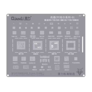 Bumblebee Stencil (QS501) Qualcomm CPU 01-Snapdragon 855 / 730 / 845-SM8150 / 7150 / SDM845 (Qianli)