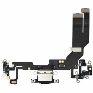 Premium Charging Port Flex Cable With Board For iPhone 16e - Black