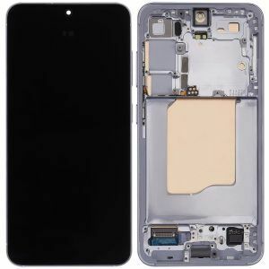(AM Ultra) OLED Assembly with Frame For Samsung S25 (120Hz) - Icy Blue