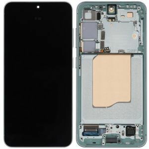 (AM Ultra) OLED Assembly with Frame For Samsung S25 (120Hz) - Mint
