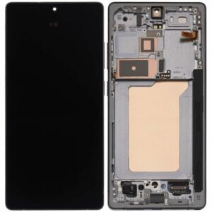 (AM Pro) OLED Assembly With Frame For Samsung Galaxy S25 Ultra (120Hz) (US & International) - Titanium Jet Black