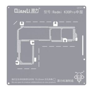 Bumblebee Stencil (QS129) For Xiaomi Redmi K30 Pro Middle Layered (Qianli)