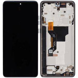 Refurbished OLED Assembly with Frame For MT G Stylus 5G (XT2517- 3 / 2025) / Edge 60 Stylus (XT2517-4 / 2025) - Pantone Gibraltar sea