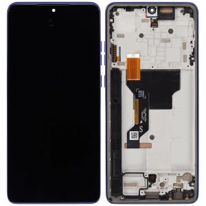 Refurbished OLED Assembly with Frame For MT G Stylus 5G (XT2517- 3 / 2025) / Edge 60 Stylus (XT2517-4 / 2025) - Pantone Surf the Web