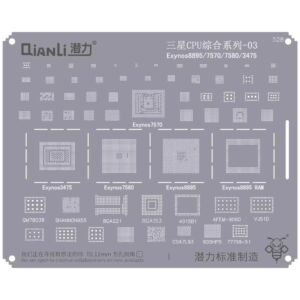 Bumblebee Stencil (QS528) SX CPU 03-Exynos8895 / 7570 / 7580 / 3475 (Qianli)