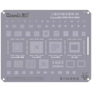 Bumblebee Stencil (QS527) SX CPU 02-Exynos850 / 3830 / 9810 / 9820 (Qianli)