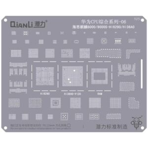 Bumblebee Stencil (QS525) HW CPU 06-Kirin 8000 / 9000S-HI6290 / HI36AO (Qianli)