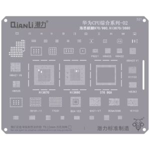 Bumblebee Stencil (QS521) HW CPU 02-Kirin 970 / 980,HI3670 / 3680 (Qianli)