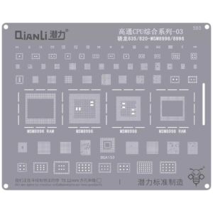 Bumblebee Stencil (QS503) Qualcomm CPU 03-Snapdragon 835 / 820-MSM8998 / 8996 (Qianli)