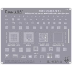 Bumblebee Stencil (QS504) Qualcomm CPU 04-Snapdragon 800 / 801 / 808 / 650 / 652-MSM8274 / 8674 / 8974 / 8992 / 8856 / 8976 (Qianli)