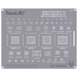 Bumblebee Stencil (QS506) Qualcomm CPU 06-Snapdragon 665 / 675-660-636-670 / 710-SM6125 / 6150 / SDM660 / 636 / 670 / 710 (Qianli)