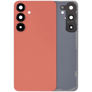 Premium Back Cover Glass With Camera Lens For Samsung S25 Plus - Red