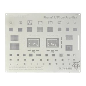 Bumblebee Stencil (QS209) For IP 14 / IP 14 Plus / IP 14 Pro / IP 14 Pro Max (Qianli)