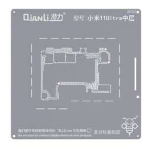 Bumblebee Stencil (QS153) For Xiaomi 11 Ultra Middle Layered (Qianli)