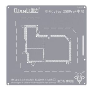 Bumblebee Stencil (QS137) For Vivo X50 Pro+ Middle Layered (Qianli)