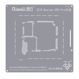 Bumblebee Stencil (QS133) For Realme X50 Pro Middle Layered (Qianli)