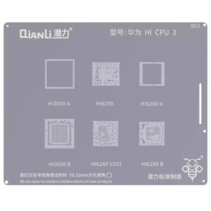 Bumblebee Stencil (QS21) HW HI CPU3 (Qianli) HI3650A / HI3650B / H16250 / H16260.V101 / HI6260A / HI6260B