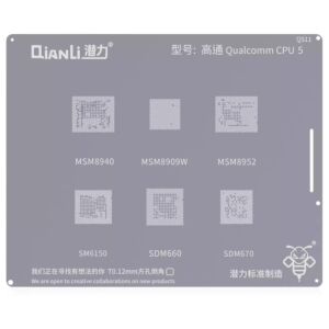 Bumblebee Stencil (QS11) Qualcomm CPU5 (Qianli) MSM8940 8909W 8952 SDM6150 660 670