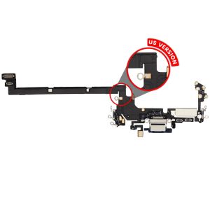 Premium Charging Port Flex Cable Compatible For iPhone 17 Pro (US Version) (Deep Blue)